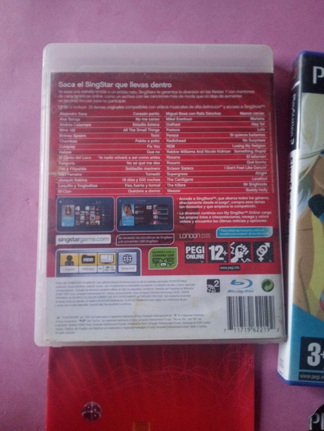 LOTE SINGSTAR PS3