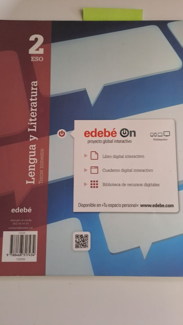 Lengua y literatura 2 ESO Edebé