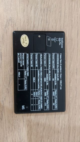 Convertitore euro lire da collezione