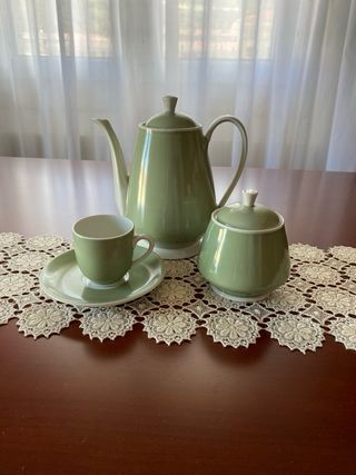 Juego de cafe de porcelana Bidasoa