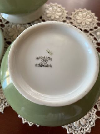Juego de cafe de porcelana Bidasoa
