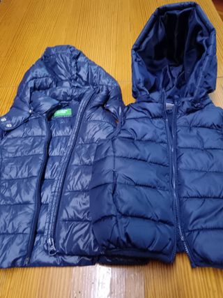 Kway Benetton e gilet Prenatal 18 mesi 