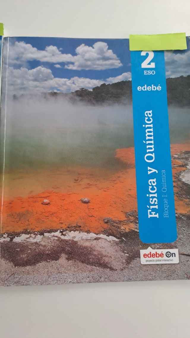 Libros Física y Química 2 ESO Edebé