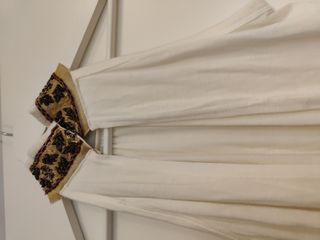 Top cuello halter, bordado con piedras/lentejuelas