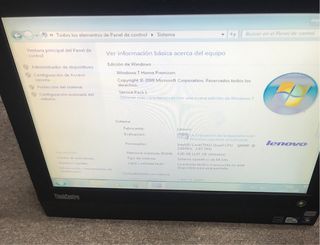 Ordenador lenovo
