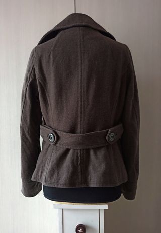 Cappotto marrone doppiopetto