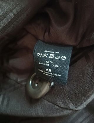 Cappotto marrone doppiopetto