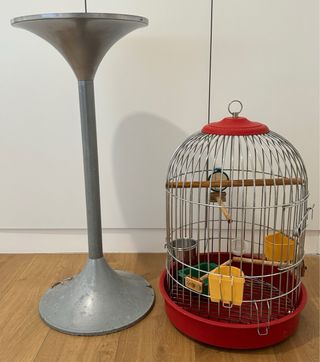 Jaula con pie