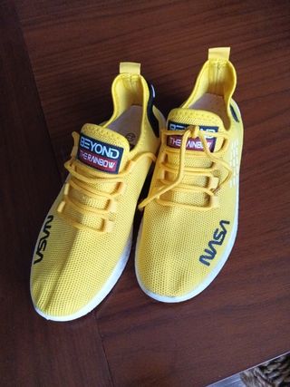 Zapatillas niño amarillas 37