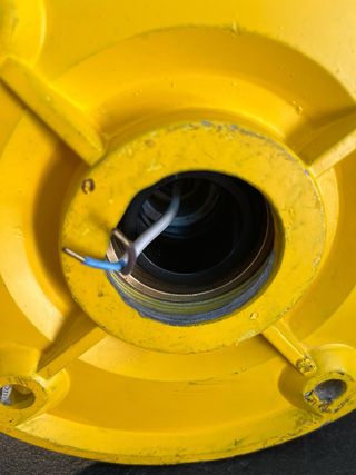 Lampara artesanal de Pared Baliza Roja