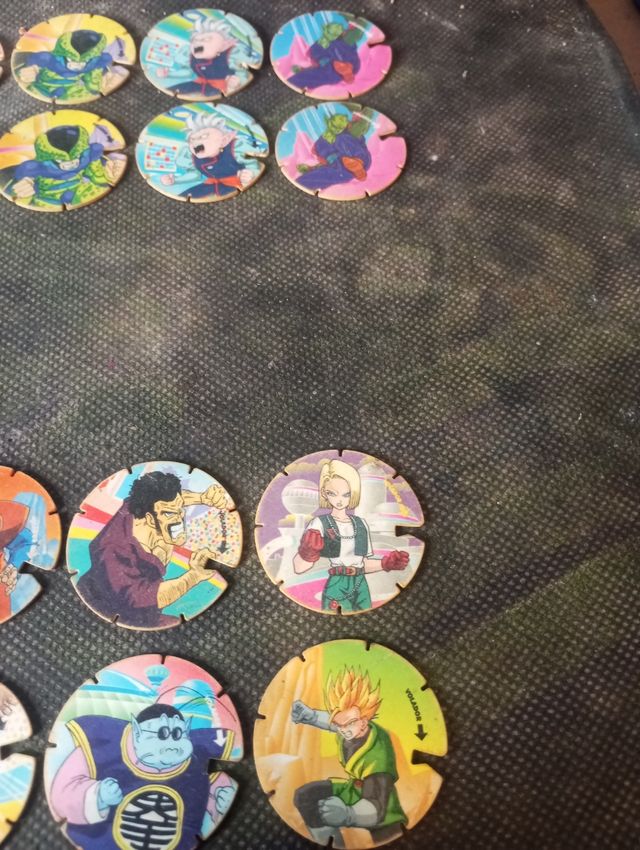 dragon ball z tazos matutano