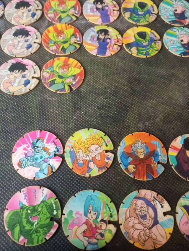 dragon ball z tazos matutano