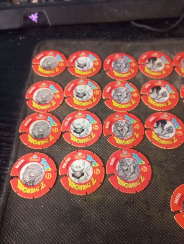 dragon ball z tazos matutano