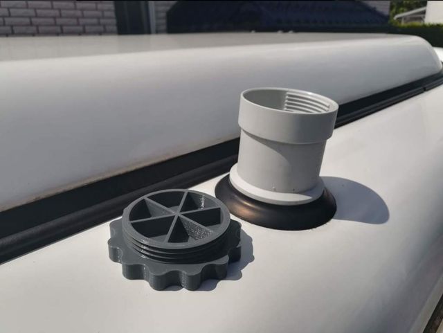 Tapa ciega salida de gases