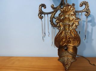 2 Apliques para pared de bronce