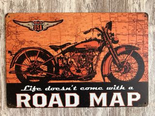 Cartel moto “road map”
