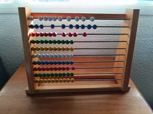 Ábaco multicolor