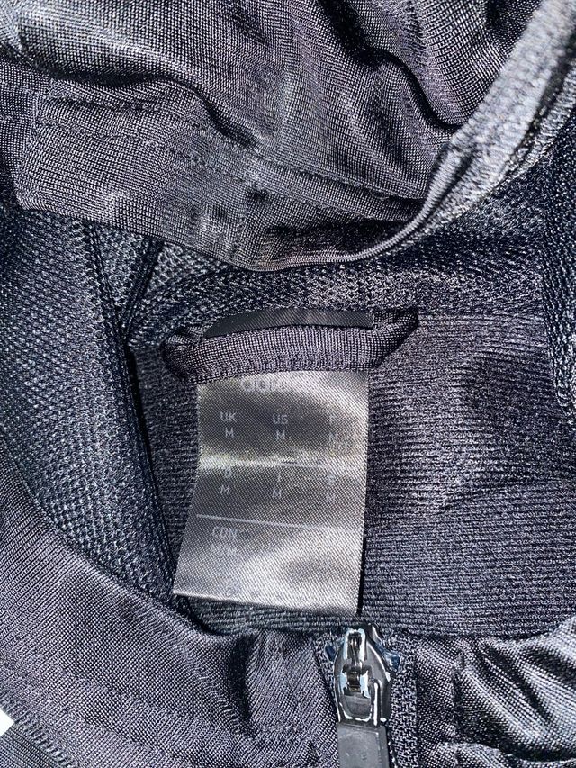 felpa uomo con zip nera adidas