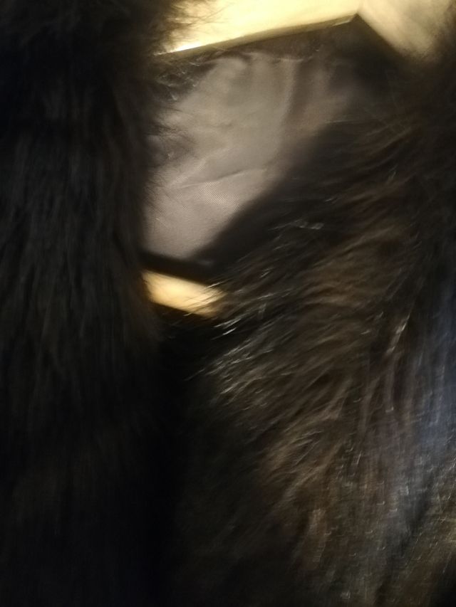 Abrigo pelo piel sintético