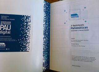 MATEMATICAS II EDELVIVIVES 9788426369512