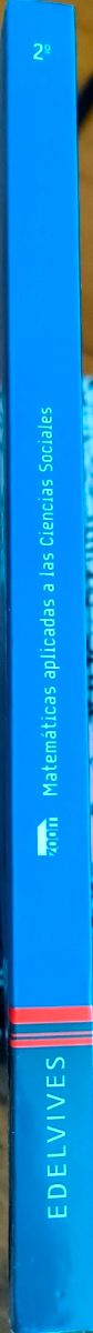 MATEMATICAS II EDELVIVIVES 9788426369512