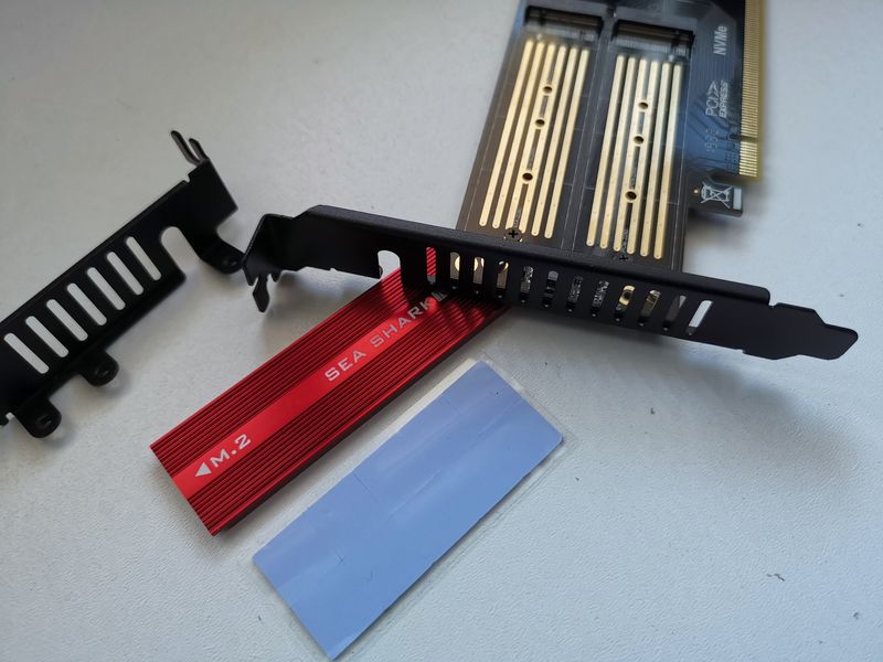 Tarjeta expansión PCI-E 3 JEYI NVME SATA SDD M.2 afbeelding 3