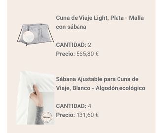 Cuna de viaje light Babybjorn