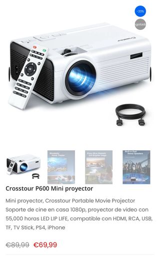 Proyector video Crosstour P600