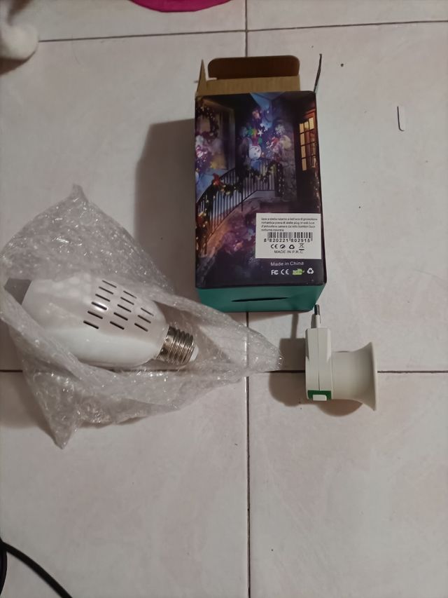 Luce decorazioni natalizia 