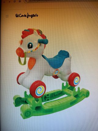 Caballito balancin y correpasillos