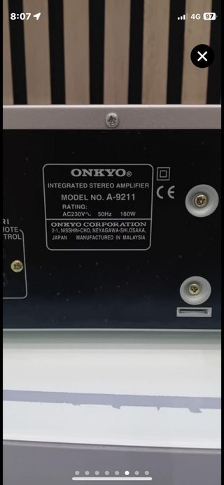 Amplificador onkyo 9211