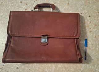 Maletín cuero hombre