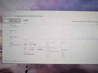 Ordenador HP Z420 E5-1650 16GB 240SSD 500GB K2000