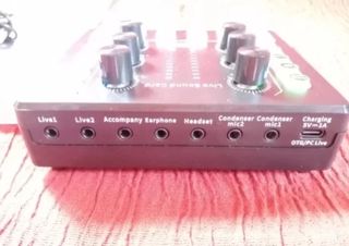 TARJETA DE SONIDO EXTERNA MESA DE MEZCLAS