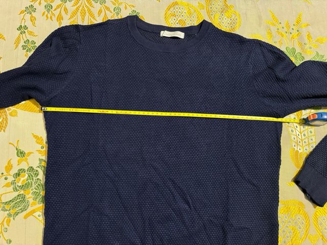 Maglia girocollo blu uomo tg XL Smiling London