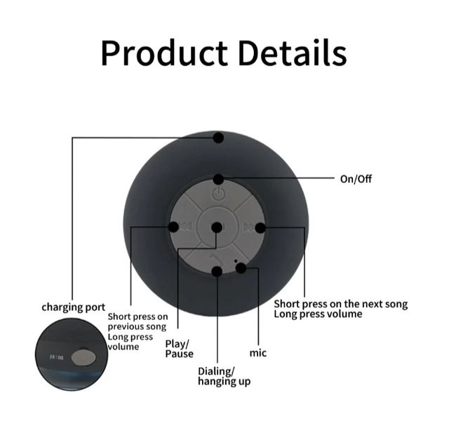 Altavoz portátil inalámbrico