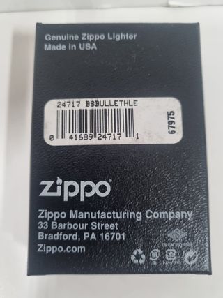 ZIPPO ORIGINAL DE BALA