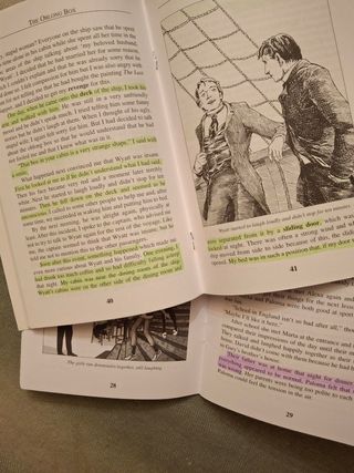 VUELTA AL COLE. 2 libros de lectura inglés bachi