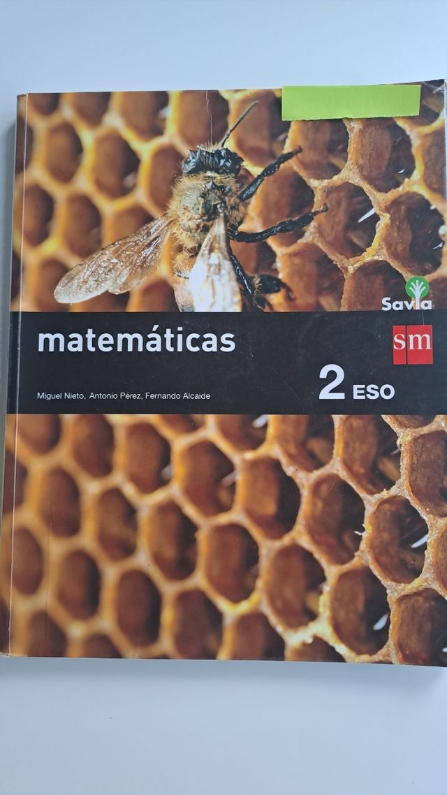 Libro matemáticas 2 ESO SAVIA SM