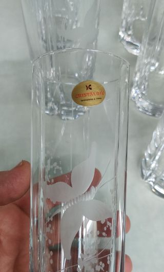 Bicchieri whisky vintage cristallo made in Italy