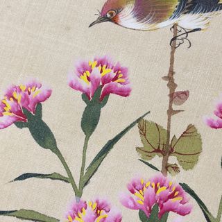 Acuarela china. Seda 