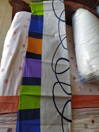 Funda nórdica con relleno.