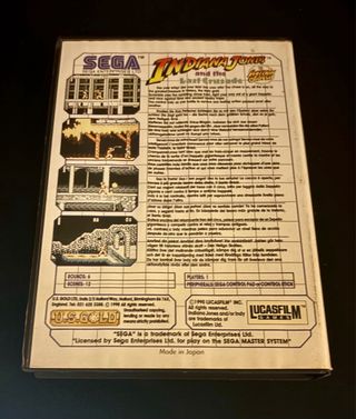 Master System indiana Jones
