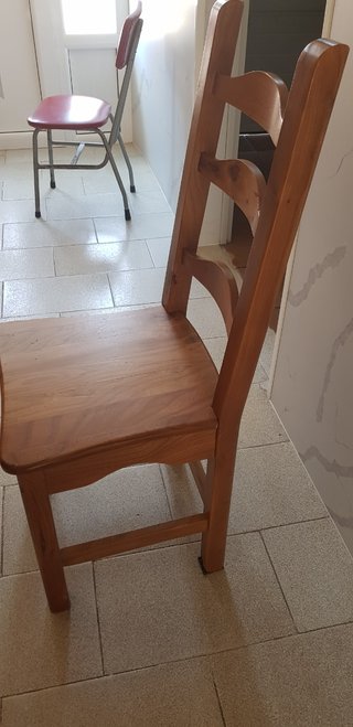 Sillas de negrillo rústicas