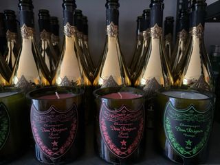 Candele dom perignon luminose