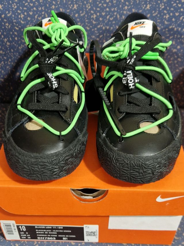 Zapatilla Off-White x Nike Blazer 'Electro Verde'