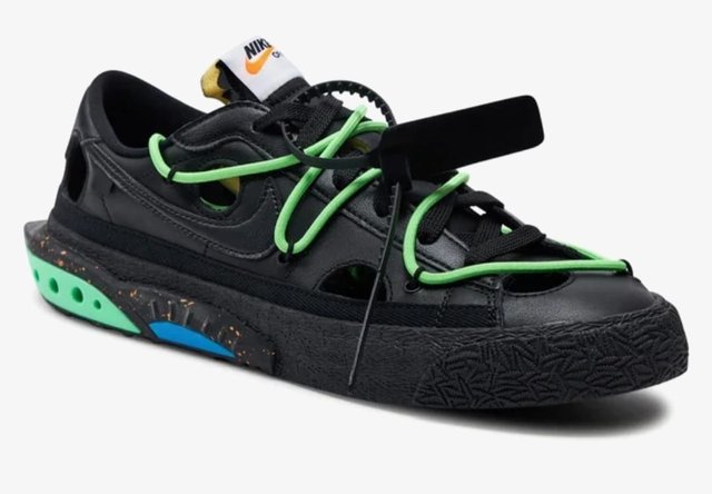 Zapatilla Off-White x Nike Blazer 'Electro Verde'