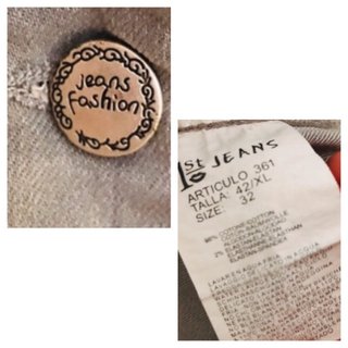 Mujer cazadora vaquera entallada l xl