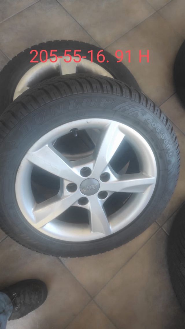 Llantas y neumaticos originales 16” audi a3