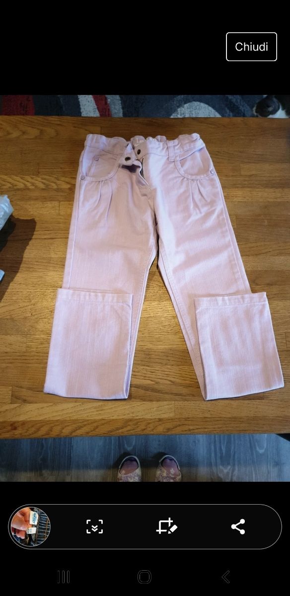 Jeans bambina 6-7 anni